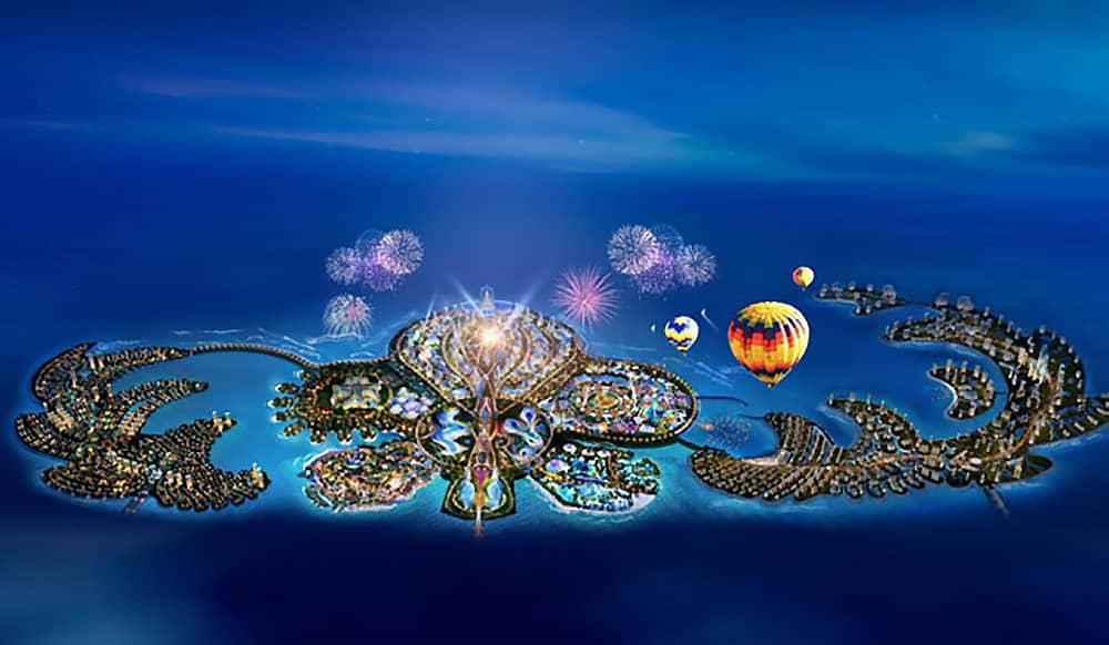 海花岛项目整体鸟瞰图 海花岛项目整体鸟瞰图