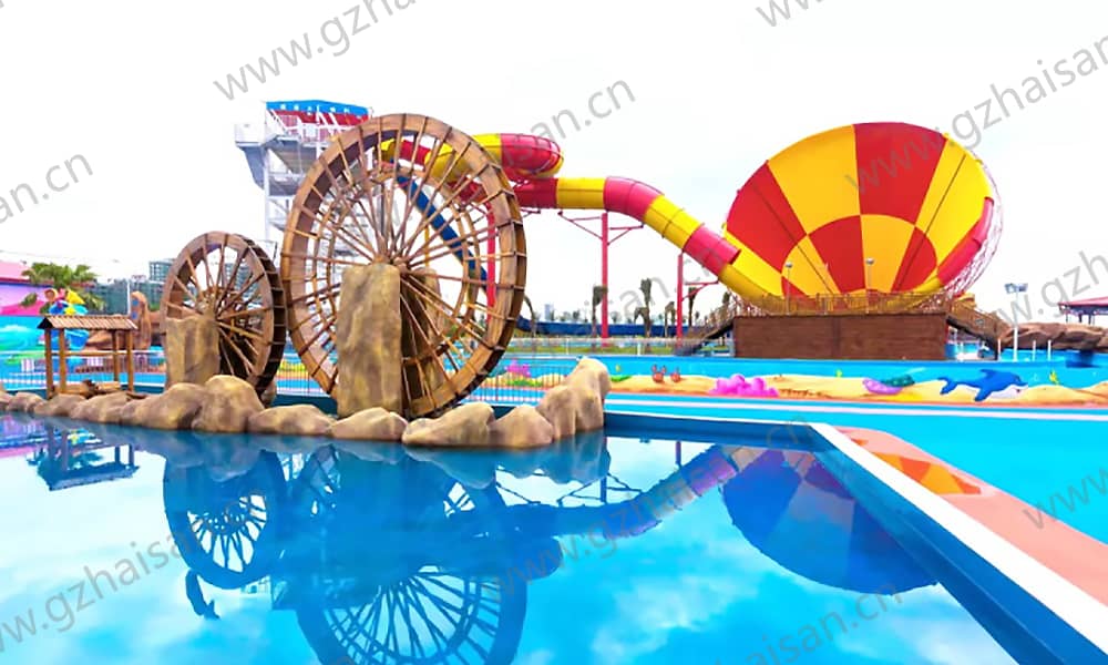 洞庭湖水上乐园大喇叭滑道 洞庭湖水上乐园大喇叭滑道
